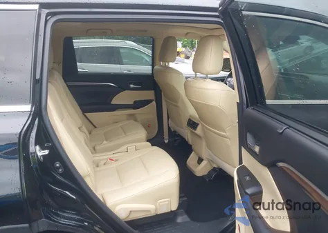 2016 Toyota Highlander Limited Platinum V6 from USA, damaged, VIN 5TDDKRFH4GS237563